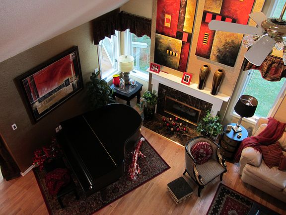 Fireplace View From Upper Level