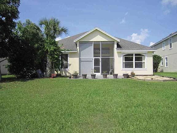 Rear of house