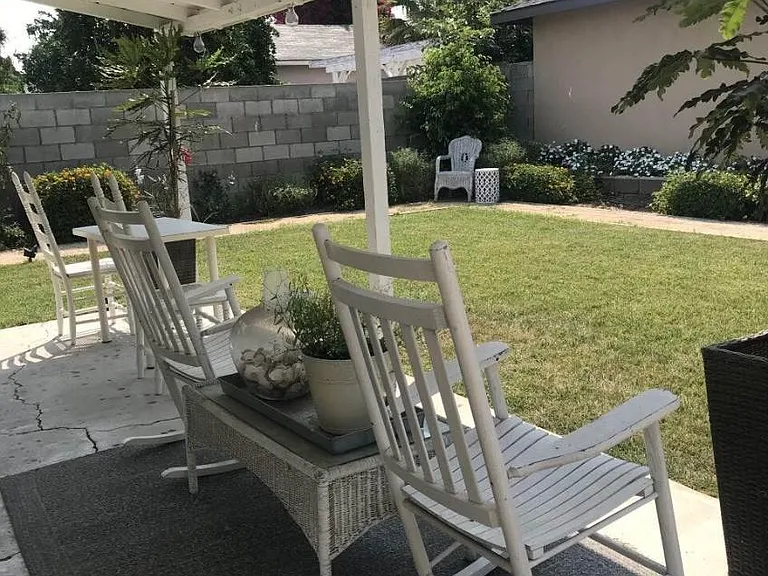 Large maintained backyard