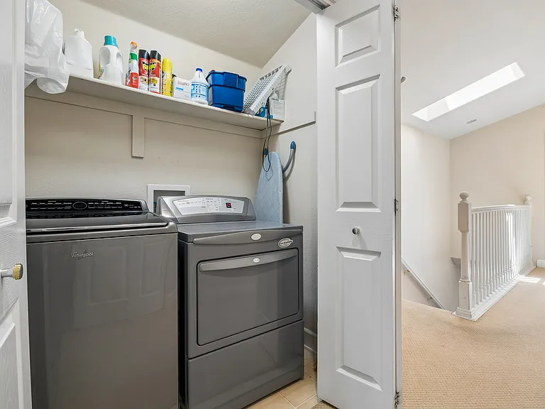 Upstairs Washer/Dryer Closet