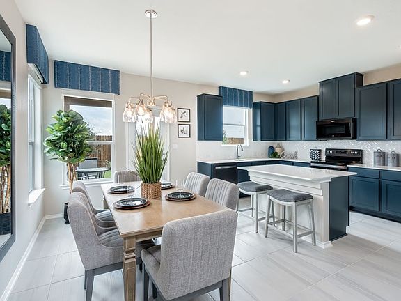 Plan 2509 Kitchen as modeled at Berry Springs