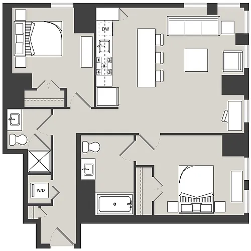 Floor plan B1