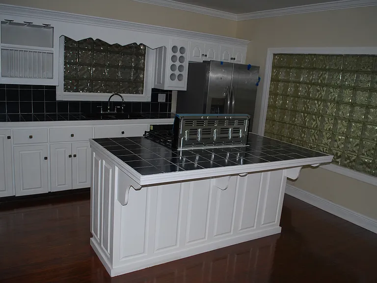 Kitchen remodeled with help of talented genius.