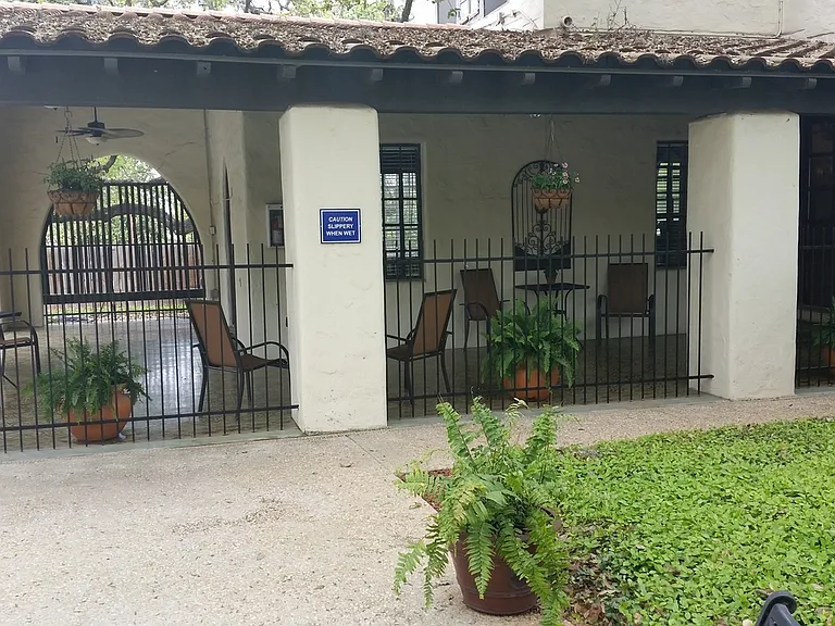 Residents can enjoy our Patio next to our great office. __