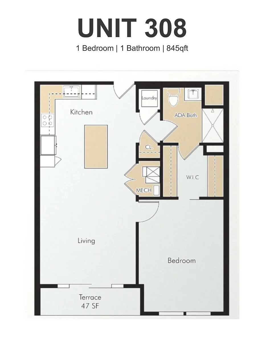 Floor plan 308