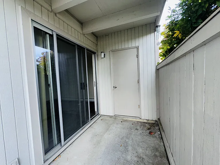 Enjoy a private patio with additional storageperfect for fresh air, morning coffee, or extra space to unwind.