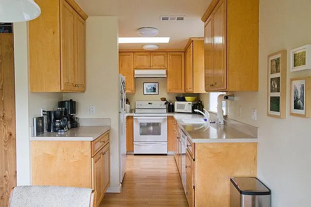 Sunny kitchen.