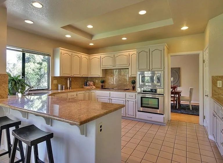 Beautiful Kitchen with Stainless Steel Appliances