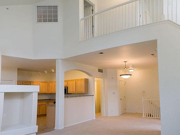 Living room and kitchen view