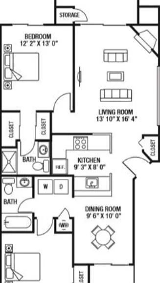 Exeter Floorplan Diagram