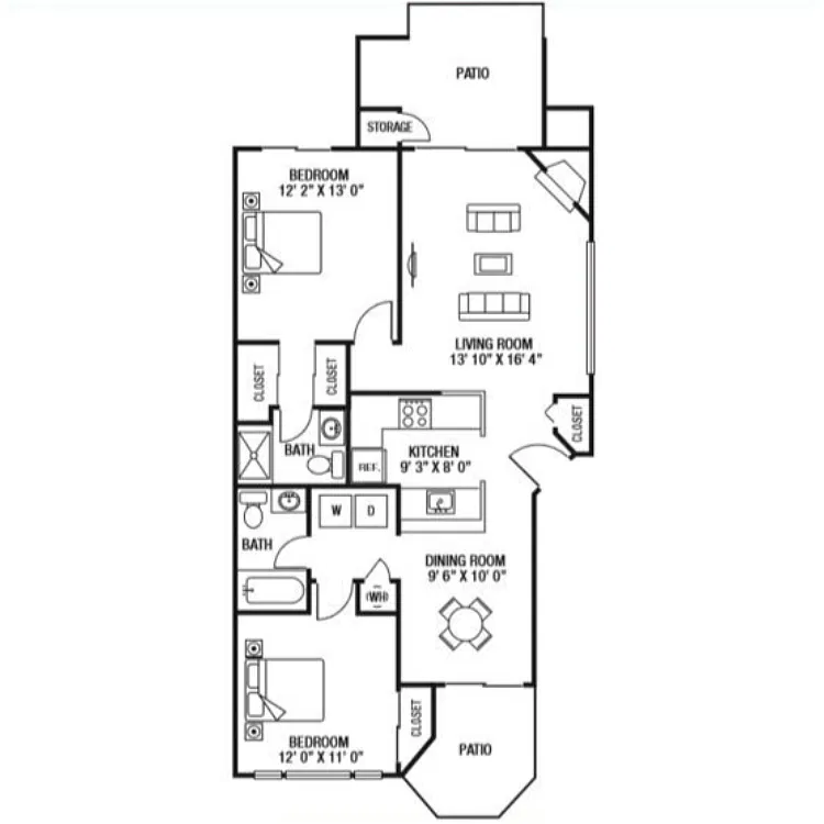 Floor plan Exeter