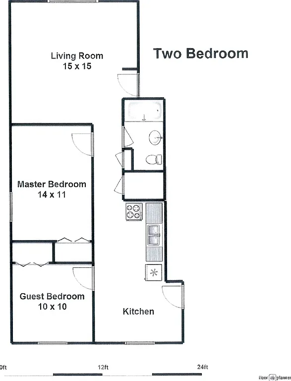 2 bed, 890 sqft, $1,450 — Photo 1