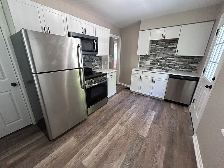 Renovated kitchen with dishwasher