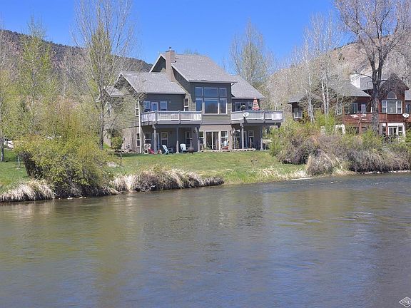 view of home from across the Eagle River