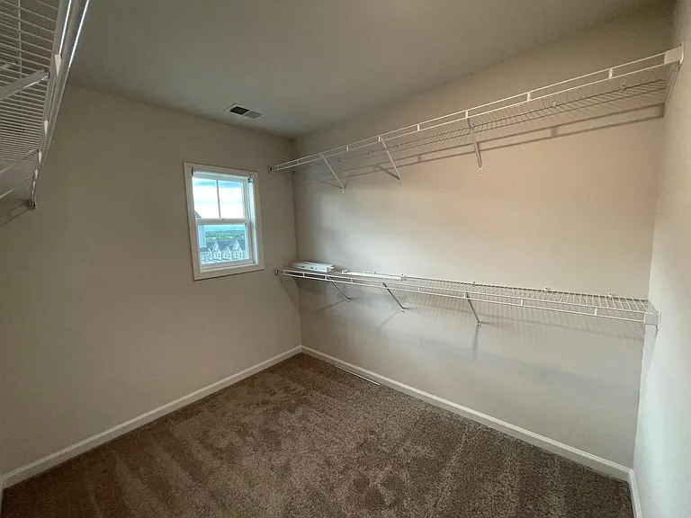 Master walk in closet