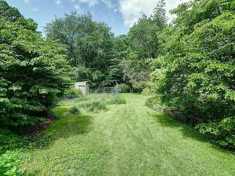View of yard from main house