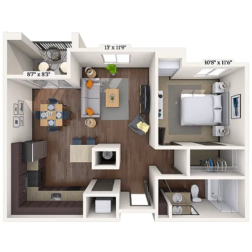Floor plan The Kahlo