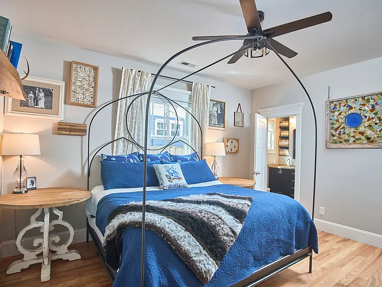 Masters bedroom with king bed