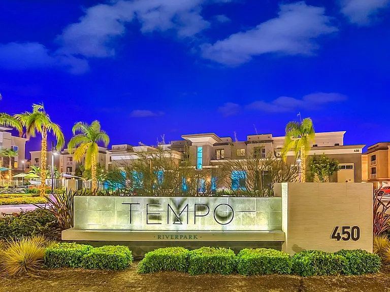 Vibrant Evening View of Tempo Riverpark Building