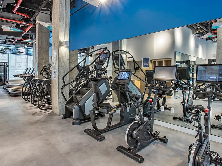 Fitness center with cardio equipment