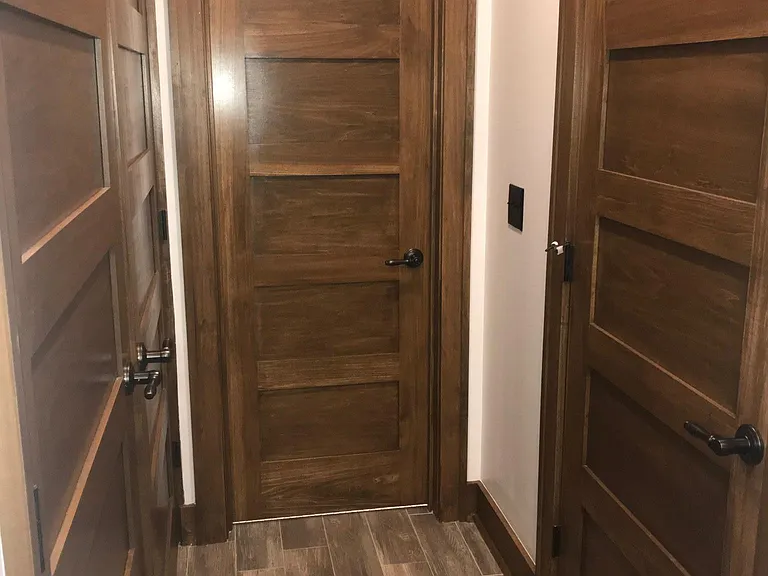 hallway at top of stairs to bath