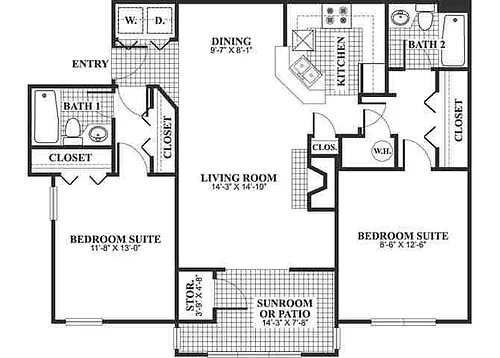 Floor plan 0869B7
