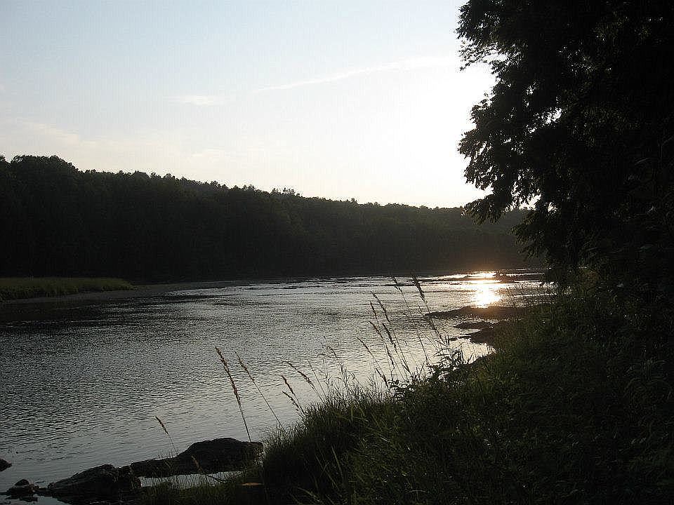 View of the White River.