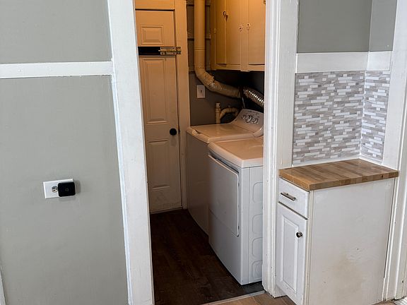 Laundry and back door