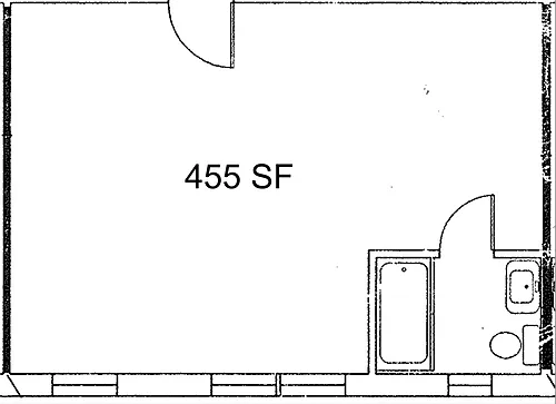 Floor plan studio type I