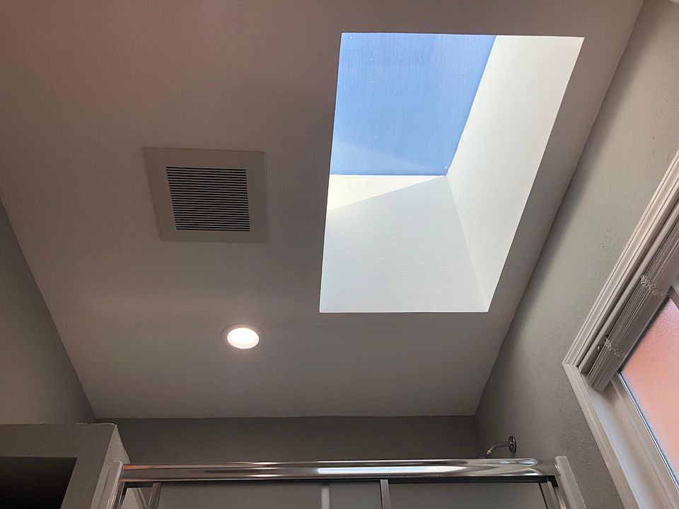 Skylight bathroom for natural sun light