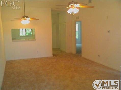 Large living area with vaulted ceilings