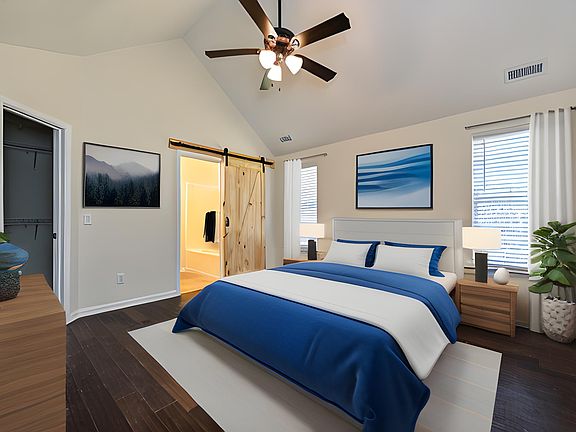 Primary Bedroom virtually staged