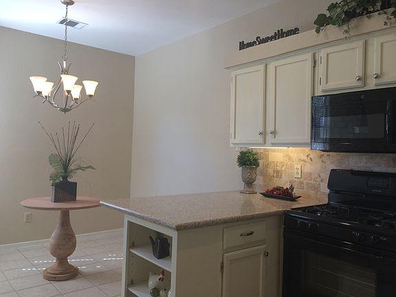 Expanded eat-in kitchen counter provides plenty of work spac