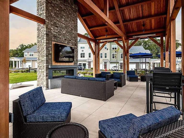 Phase II Courtyard with outdoor lounge
