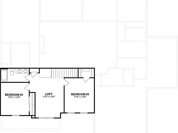 floor plan second level