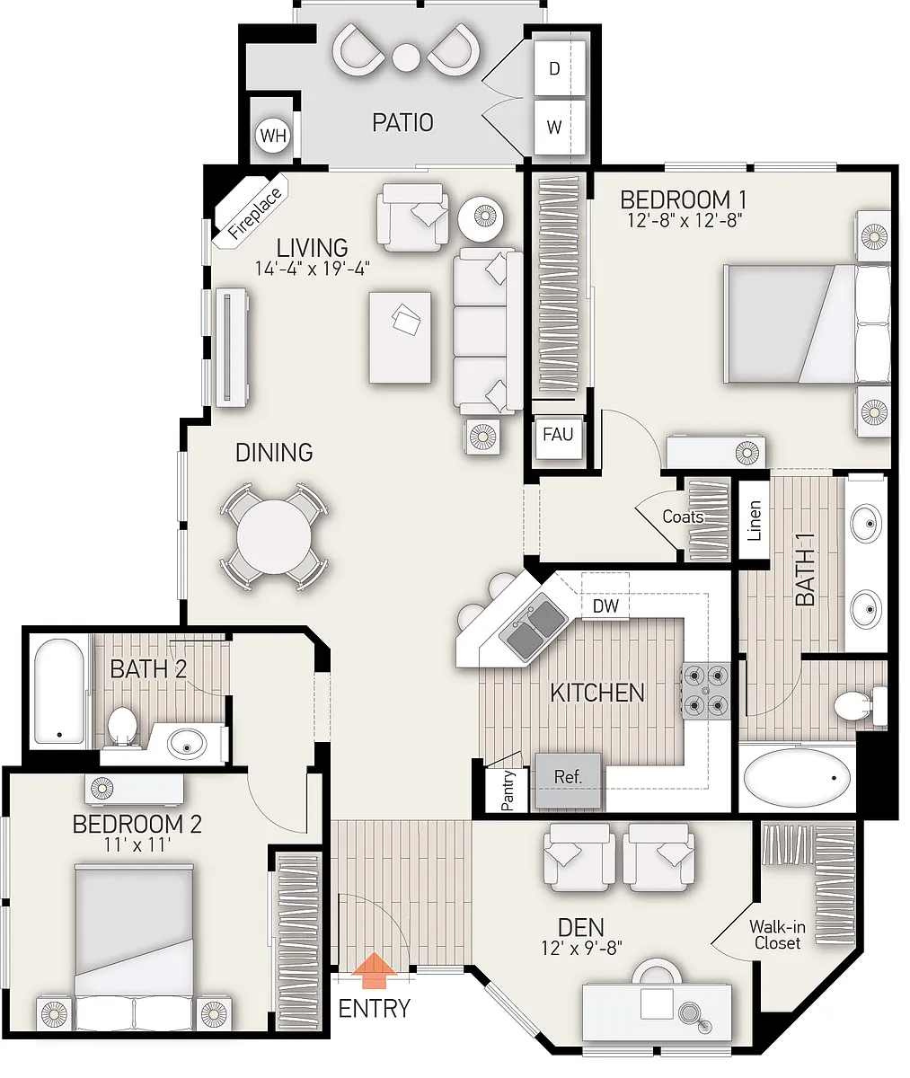 Floor plan Plan K
