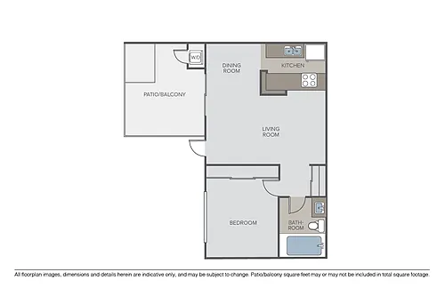 Floor plan Plan 1B