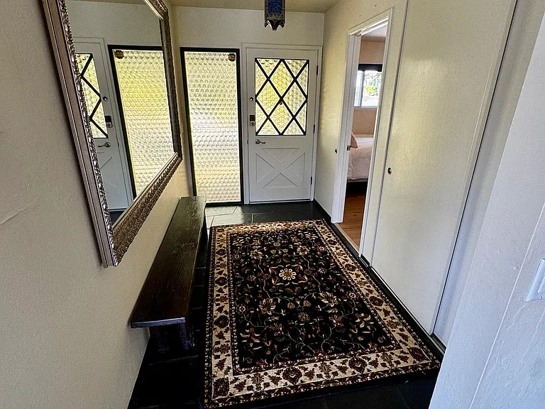 Entrance view from inside.