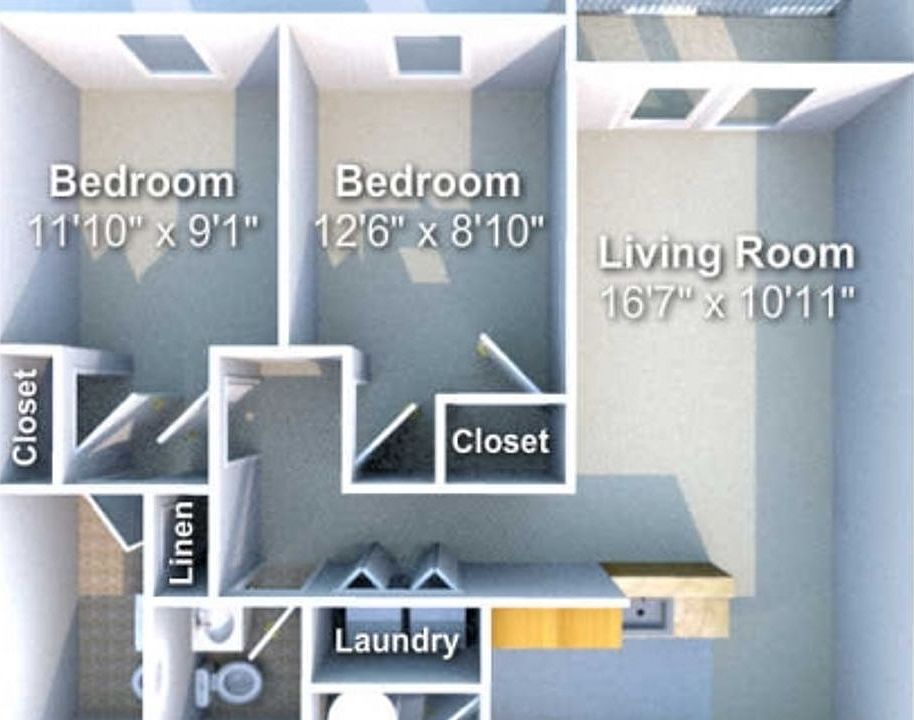 2nd image of 120 S Salisbury St #2B-2Ba-819Sqft
