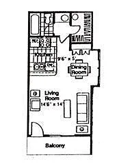 Floor plan Studio