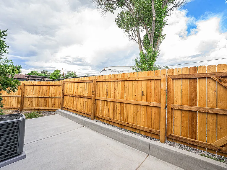 Fenced Backyard - Patio