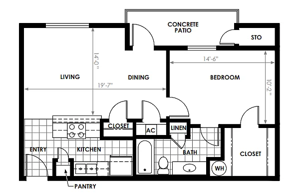 Floor plan A1