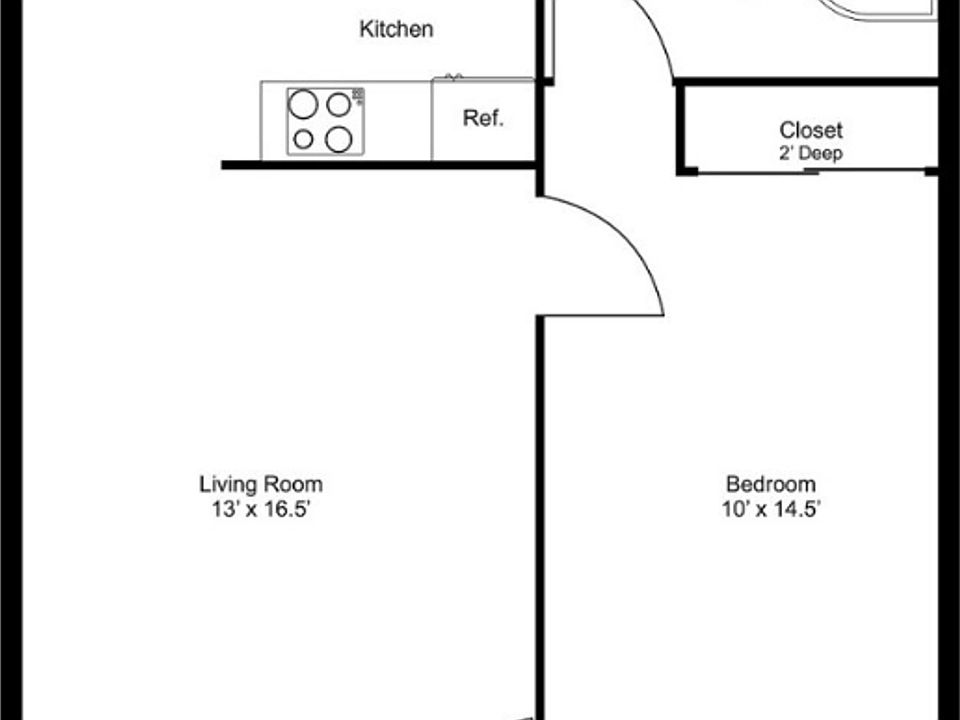 2nd image of 300 W 2nd St #24