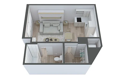 Floor plan Suite 6 LL