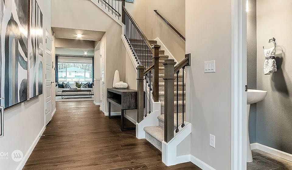 Entry and Powder Room