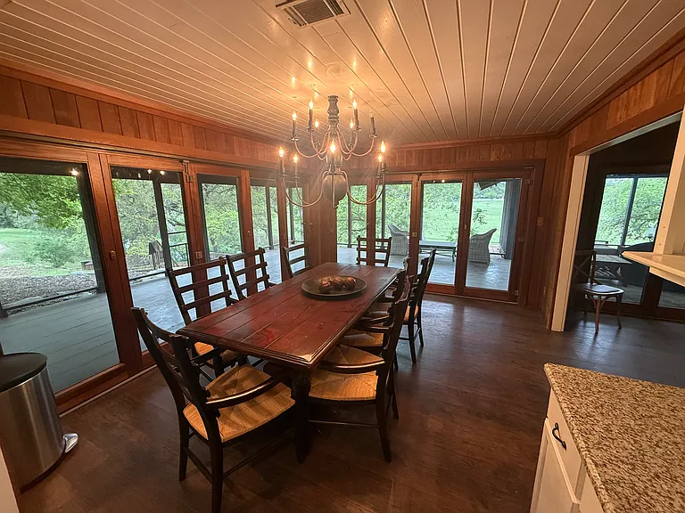 Indoor dining space