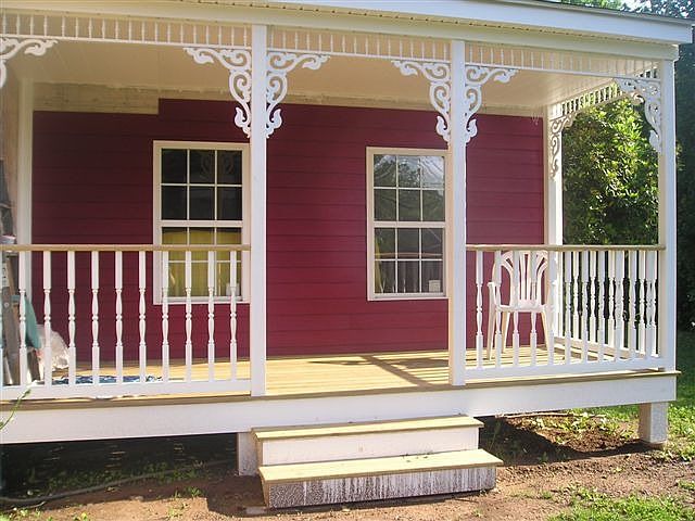 New front porch and siding