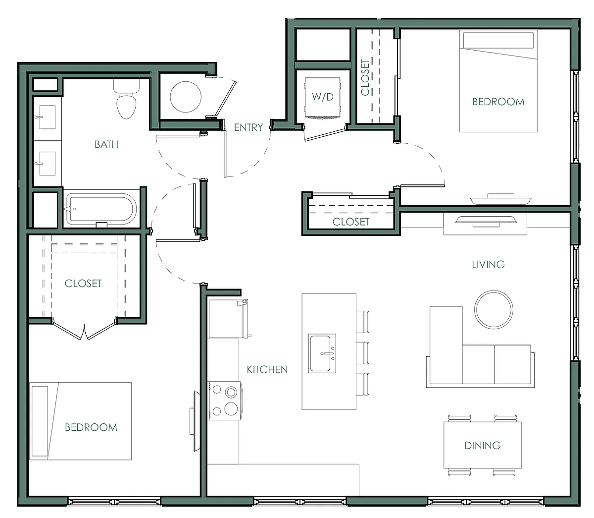 Floor plan Floorplan D