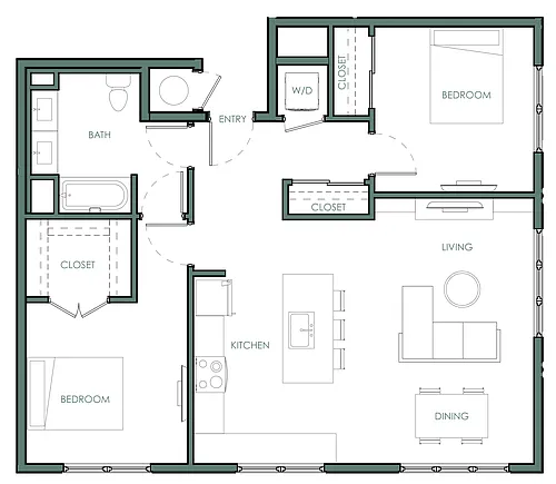 Floor plan Floorplan D