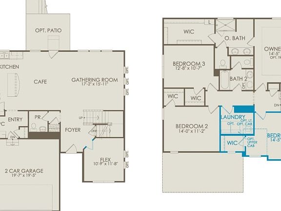 Home Layout with Structural Options